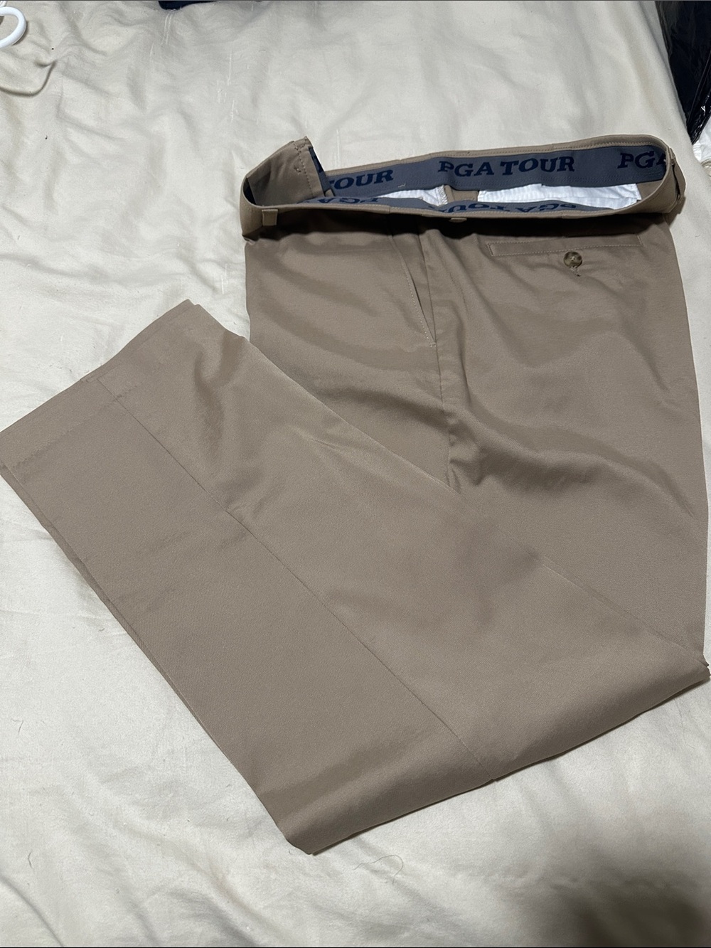 PGA TOUR Men's Tan Performance Chinos w36 L 29